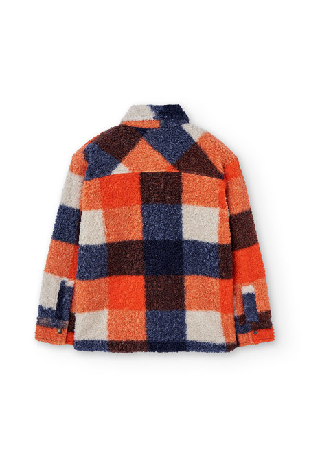 Jackenhemd Frotteeoptik kariert Boboli4